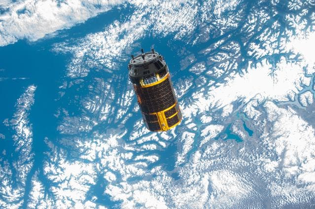 NASA image: HTV-5 departs the ISS