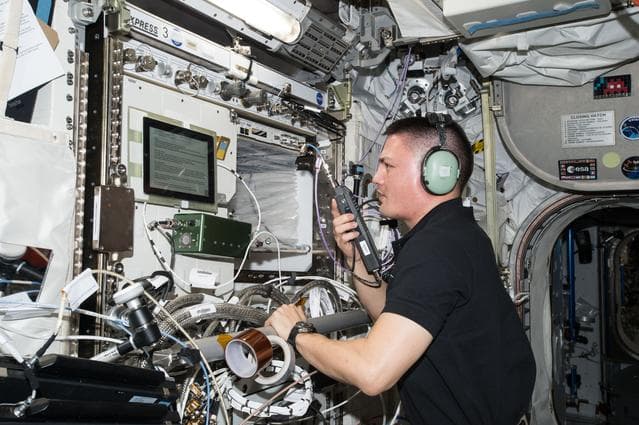 NASA image: Ham Radio Session in Columbus