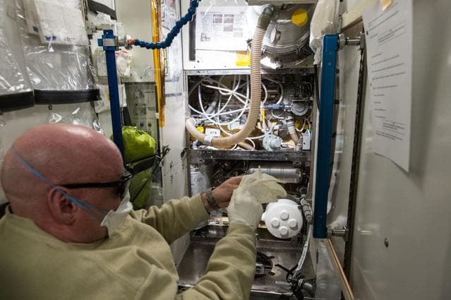 NASA image: WHC Liquid Carryover Issue