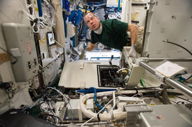 NASA image: UPA Fill Drain Valve Modification kit installation