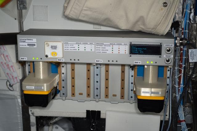 NASA image: Universal Battery Charger (UBC)  Install