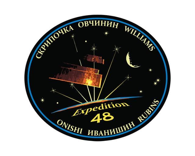 NASA image: Exp 48 crew patchFinal