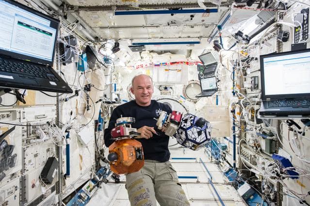 NASA image: SPHERES Maintenance Run