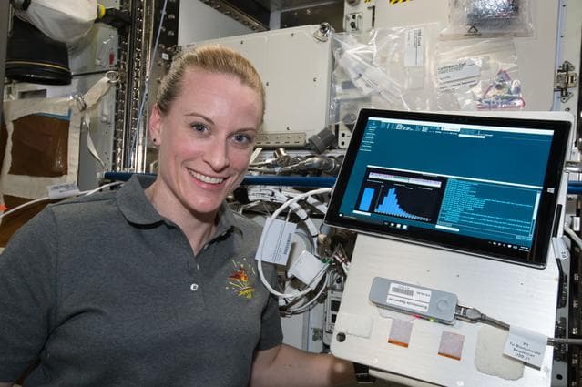 NASA image: Rubins with Biomolecule Sequencer Experiment