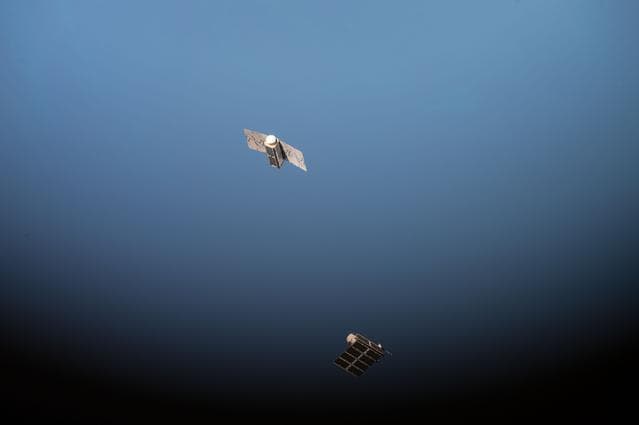 NASA image: CubeSat Deployment Photos