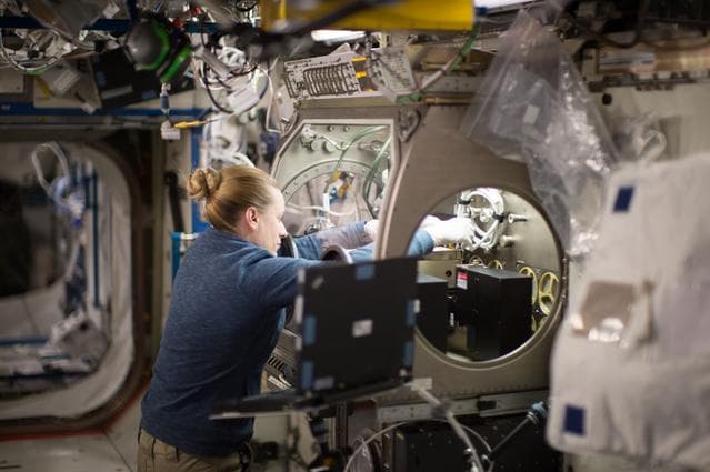 NASA image: Selectable Optical Diagnostics Instrument Experiment Diffusion Coefficient Mixture-3 (SODI) DCMix-3 Installation