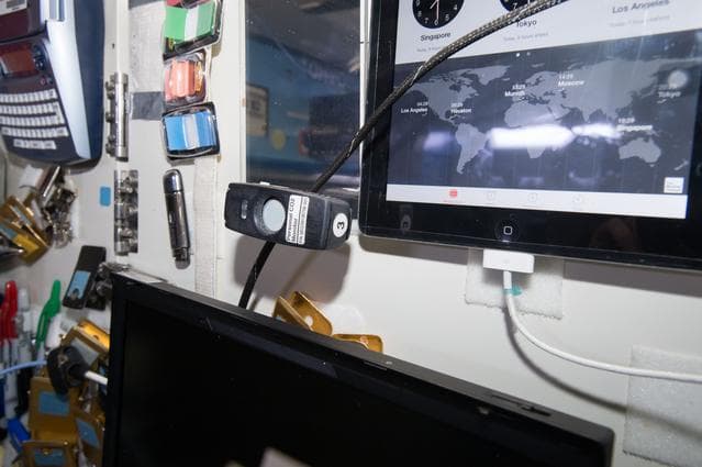 NASA image: Personal CO2 monitor deployed in static locations
