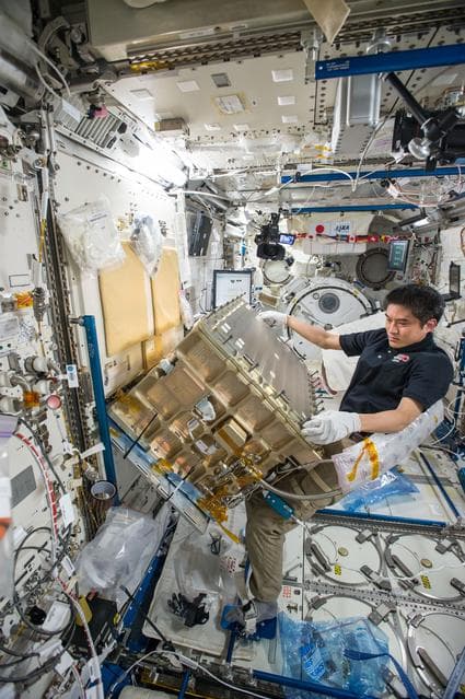 NASA image: Group Combustion Module (GCM) Installation