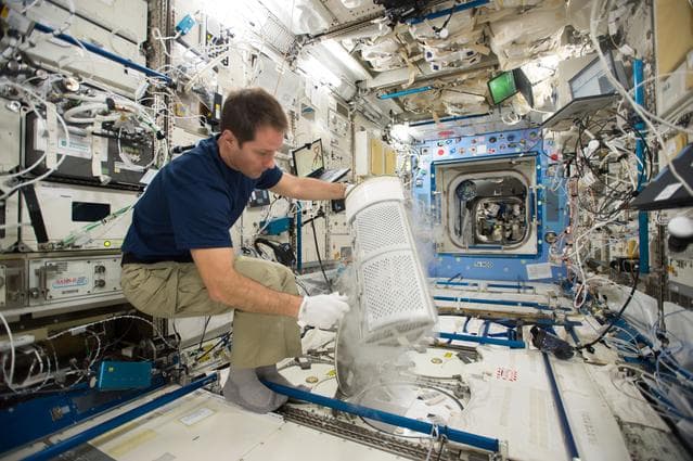 NASA image: MELFI Operations
