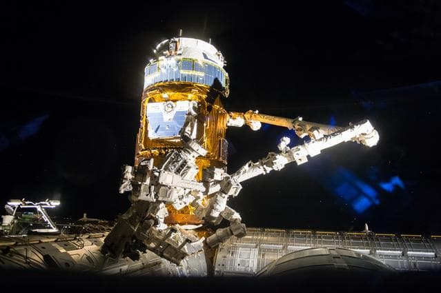 NASA image: HTV-6 at Dawn