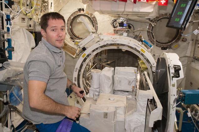 NASA image: JEF HDTV Installation to EFU Adapter