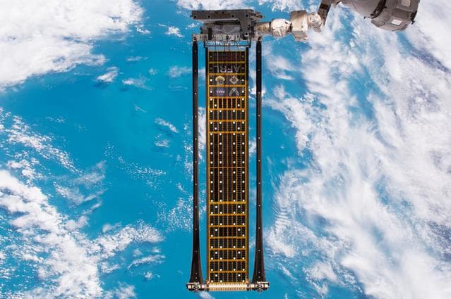 NASA image: ROSA deploy