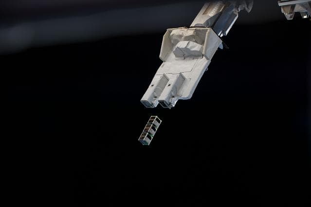 NASA image: J-SSOD7 ops