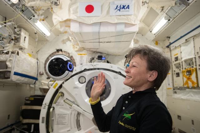 NASA image: JEM Internal Ball Camera