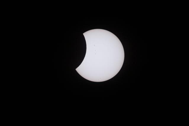 NASA image: ISS Eclipse