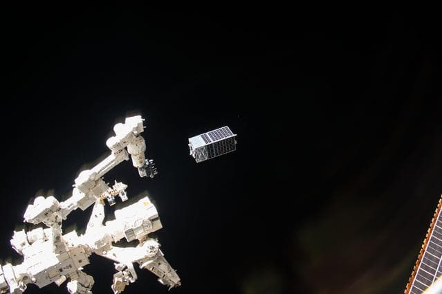 NASA image: NanoRacks Kestrel Eye (KE2M) Satellite Deployment