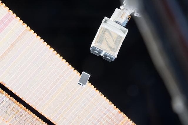NASA image: NanoRack Cubesat Deployer (NRCSD) Number 13 Deploy