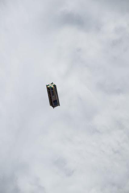 NASA image: NanoRack Cubsesat Deployer (NRCSD) Number 13 Deploy
