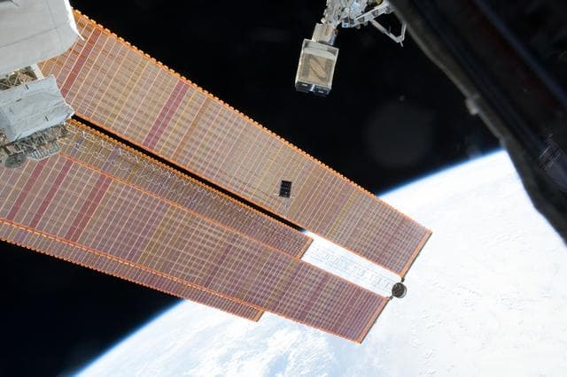 NASA image: NanoRack Cubesat Deployer (NRCSD) #13 Deploy