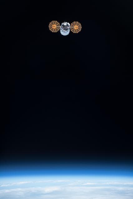 NASA image: OA-8 Cygnus Flyaway