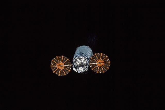 NASA image: OA-8 Cygnus Flyaway