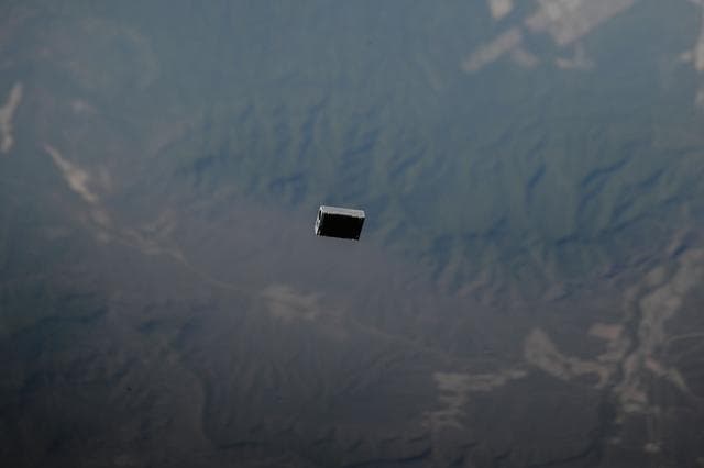 NASA image: NanoRack Cubesat Deployer (NRCSD) #13 Deploy