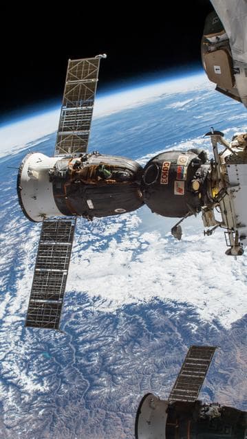 NASA image: Soyuz MS-05 taken by EHDC2