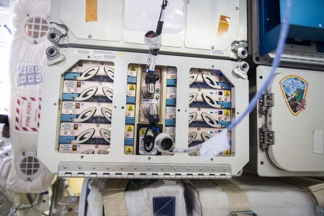 NASA image: Bioculture System installed in Dragon CRS-13 Spacecraft