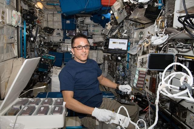 NASA image: EMCS Experiment Container Replacement