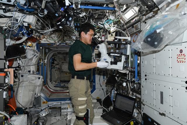NASA image: Synthetic Bone Microscope Operations