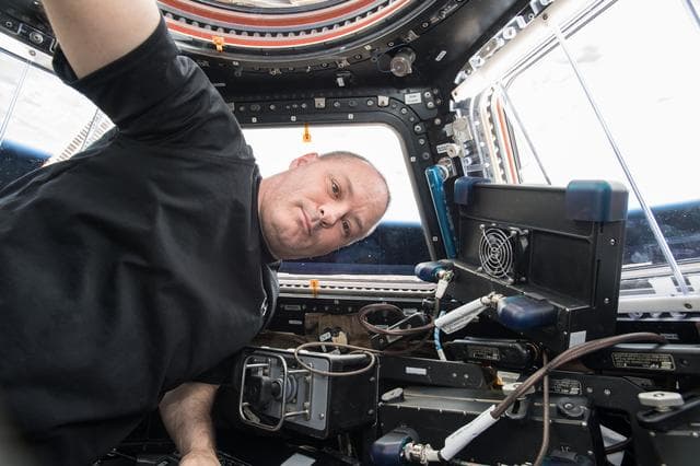 NASA image: Tingle in Cupola module