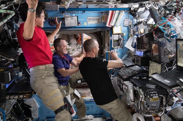 NASA image: EVA Procedure Conference