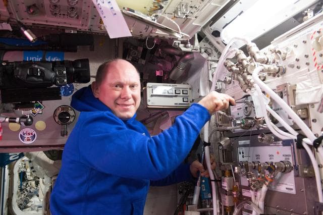 NASA image: Artemyev in Columbus module