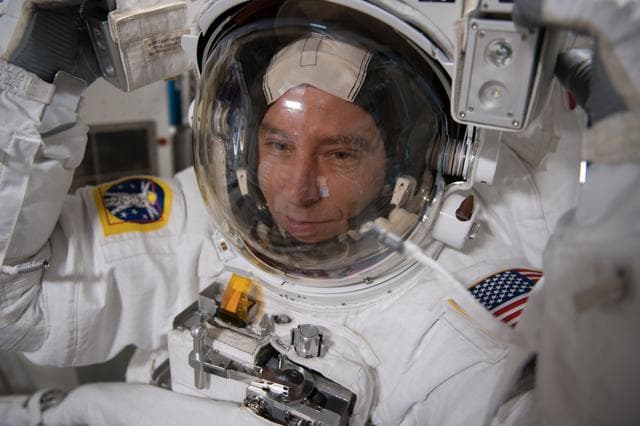 NASA image: Extravehicular Mobility Unit (EMU) On-orbit Fitcheck Verification