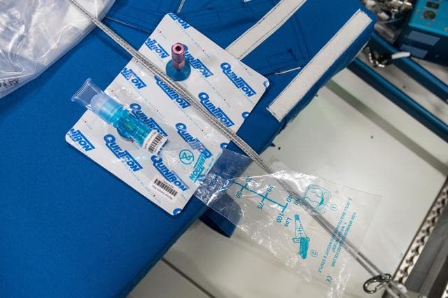 NASA image: Marrow Breath and Ambient Air Sample Collection