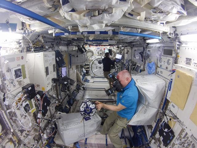 NASA image: Spheres Maintenance Session Two