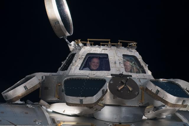 NASA image: Exterior view of the Cupola Module