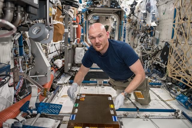 NASA image: Gerst cleans CMRS
