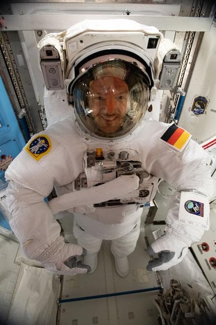 NASA image: EVA Suit Fit Check