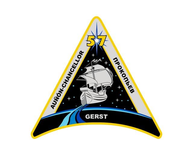 NASA image: Exp57crewpatchFinalGerst