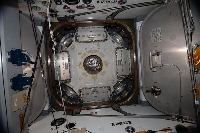NASA image: HTV Vestibule Configure for Demate from Node 2 Nadir, Part 2