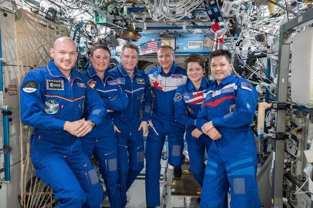 NASA image: Expedition 57 crew members