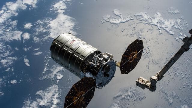NASA image: The Cygnus cargo craft from Northrop Grumman