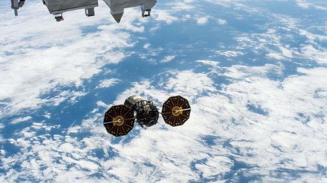 NASA image: The Cygnus cargo craft from Northrop Grumman