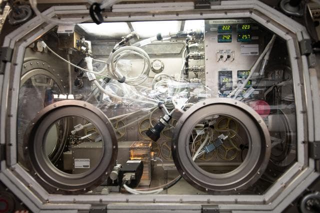 NASA image: Microgravity Sciences Glovebox