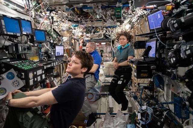 NASA image: Robotics Workstation in U.S. Lab