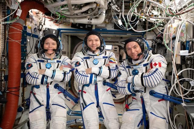 NASA image: Sokol suit Leak Check