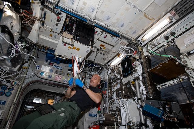 NASA image: FSL Multiscale Boiling Experiment Container Installation