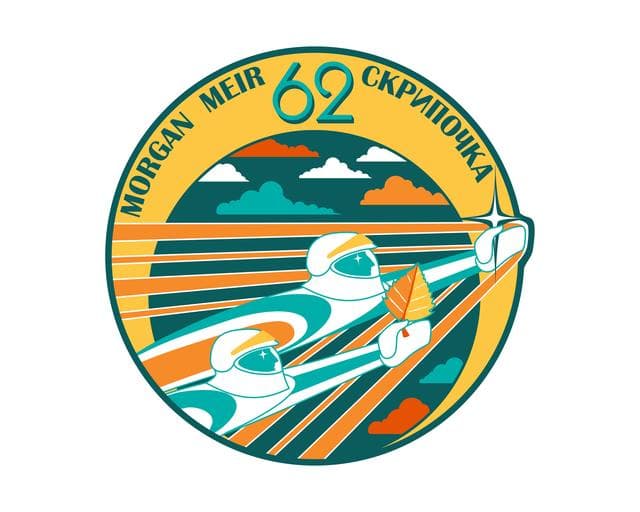 NASA image: Exp 62 patch CB FINAL 5-9-19