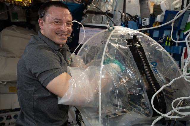 NASA image: Multi-use Variable-g Platform-02 Cell-03 experiment